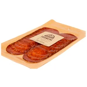 ALEJANDRO Chorizo troncal (tipo Pamplona) elaborado con ingredientes 100% naturales, cortado en lonchas ALEJANDRO 100 g.
