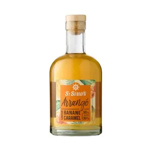 ST SIMON Arrangé Ron infusionado con plátano y caramelo botella 50 cl