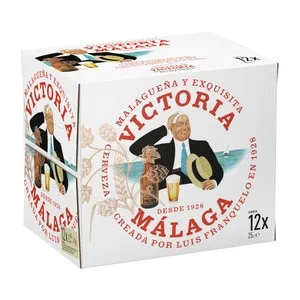 VICTORIA Cerveza pack de 12 botellas de 25 cl.