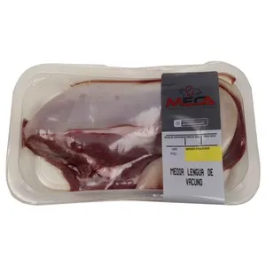 Bandeja con media lengua de vacuno MECA
