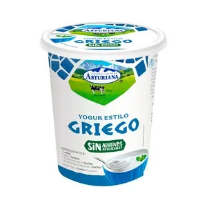 CENTRAL LECHERA ASTURIANA Yogur estilo griego, elaborado en 24 horas Flor de Burgos 400 g.