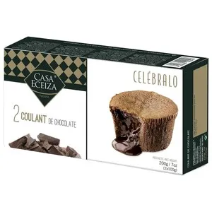 CASA ECEIZA Coulant de chocolate 2 x 100 g.