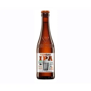 AMBAR IPA Cerveza Premium extra lúpulo botella 33 cl.