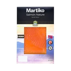 MARTIKO Salmón Nature sin ahumar y sin azúcares añadidos 80 g.