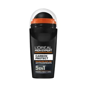 L´OREAL PARIS Men expert carbon protect Desodorante roll on para hombre acción 5 en 1 50 ml.