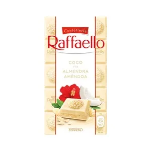 RAFAELLO Chocolate con leche, coco y almendra 90 g.