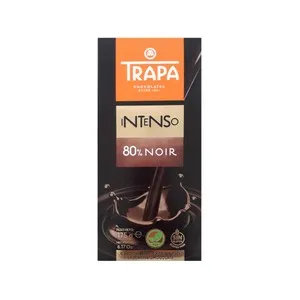 TRAPA Chocolate negro (80 % cacao) 175 g.