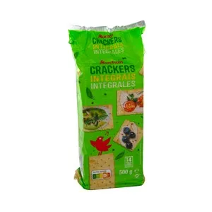 PRODUCTO ALCAMPO Crackers integrales 500 g.