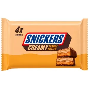 SNICKERS Barra creamy 4 uds. 146 g.