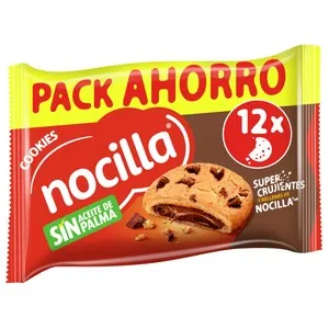 NOCILLA Galletas de chocolate con pepitas 240 g.