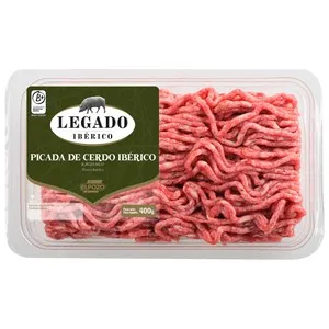 LEGADO IBÉRICO de El Pozo Preparado de carne picada de cerdo ibérico 400 g.