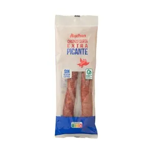 AUCHAN Sarta de chorizo picante de categoria extra 280 g. Producto Alcampo