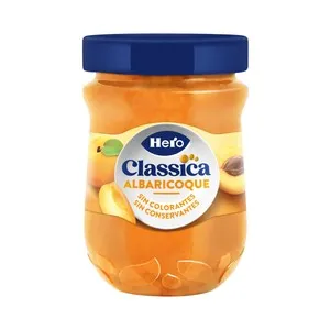 HERO Classica Mermelada de albaricoque sin colorantes ni conservantes 330 g.