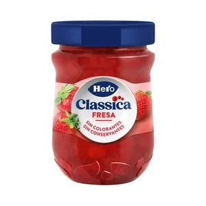 HERO Classica Mermelada de fresa sin conservantes ni colorantes 330 g.