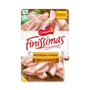 CAMPOFRÍO Pechuga de pavo braseada cortada en lonchas CAMPOFRÍO Finissimas 110 g.