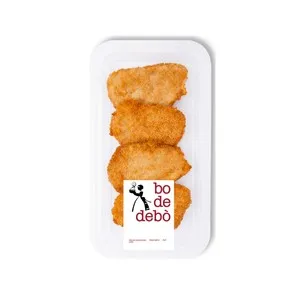 BO DE DEBO Libritos empanados de lomo de cerdo rellenos de jamón cocido y queso BO DE DEBÓ 230 g.