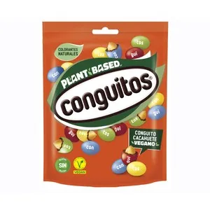 CONGUITOS Cacahuete de chocolate plant based 168 g.