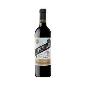 LOPEZ DE HARO Vino tinto crianza con D.O. Ca. Rioja botella 75 cl.