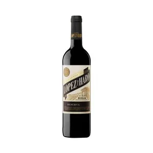 LOPEZ DE HARO Vino tinto reserva con D.O. Ca. Rioja botella 75 cl.