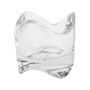 Posavelas de cristal redondo, ALCAMPO.