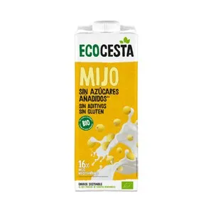 ECOCESTA Bebida vegetal de mijo, ecológica y sin azúcares añadidos 1 l.