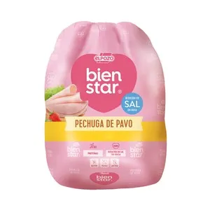 EL POZO Bienstar Pechuga de pavo cocida reducida en sal - Loncha normal 2 a 3 mm