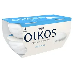 OIKOS Yogur griego natural de Danone 4 x 110 g.