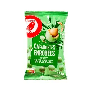 PRODUCTO ALCAMPO Cacahuetes recubiertos con wasabi 125g