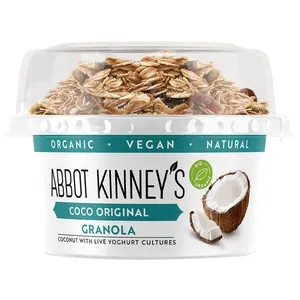 ABBOT KINNEY´S Postre de coco con granola ecológica 145 g.
