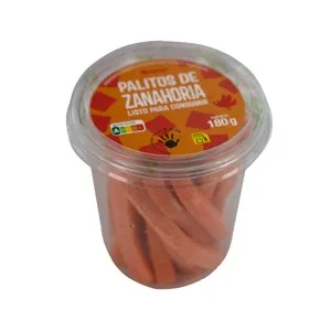 AUCHAN Palitos de zanahoria listos para consumir 180 g. Producto Alcampo