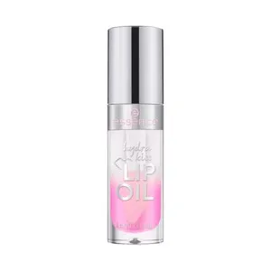 ESSENCE Hydra kiss tono 01 Kiss from a rose Aceite de labios nutritivo, con color y acabado brillante.