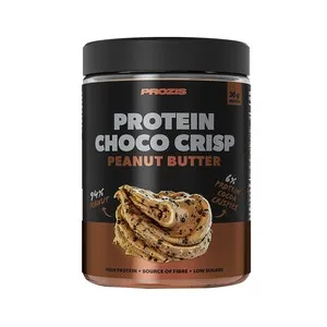 PROZIS Choco crips Mantequilla proteica de cacahuetes y chocolate 250 g.