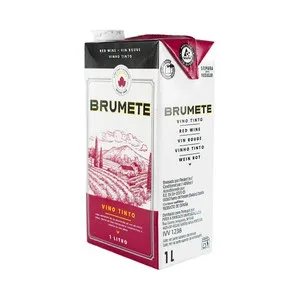 BRUMETE Vino tinto brik 1 l.