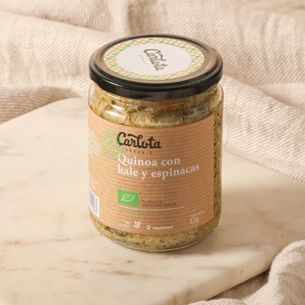 Quinoa kale espinacas CARLOTA ORG. 425g