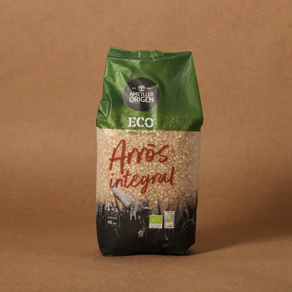 Arroz redondo integral ecológico 1Kg