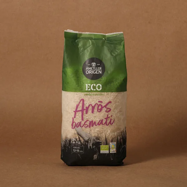 Arroz basmati ecológico 1kg