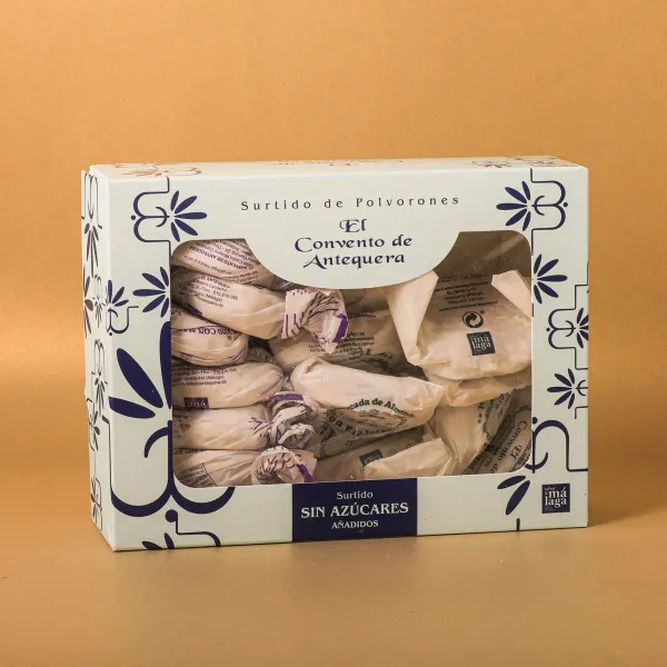 Caja de polvorones sin azúcar C.ANTEQUERA 800g