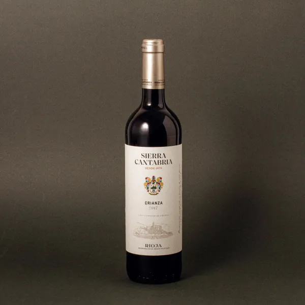 Vino tinto SIERRA CANTABRIA crianza 75cl D.O Rioja