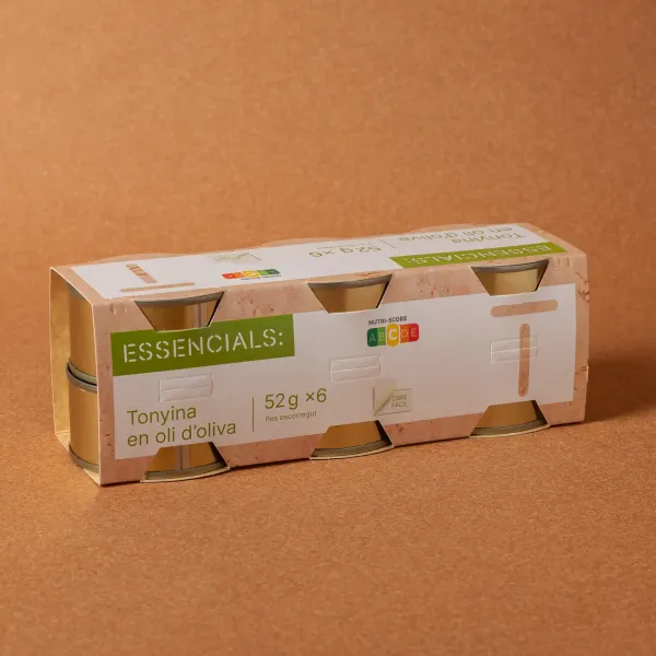 Atún aceite de oliva ESSENCIALS 52g - 6uds.