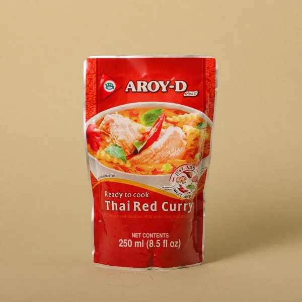 Salsa de curry rojo thai AROY-D 250ml