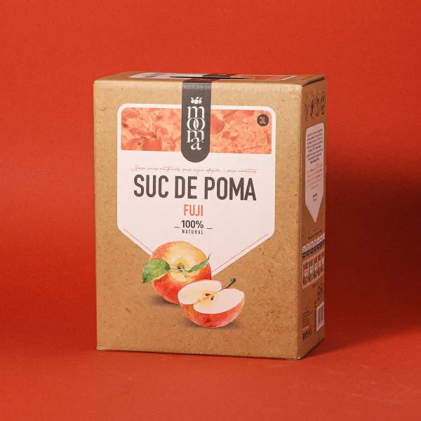 Zumo de manzana fuji MOOMA 3l