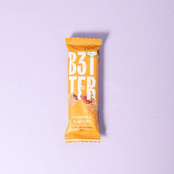 Barrita de cacahuete B3TTER 35g