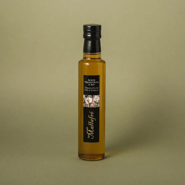 Aceite de oliva con ajo MALLAFRÉ 250ml