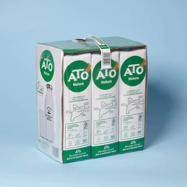 Leche semidesnatada ATO 1l - caja 6uds.