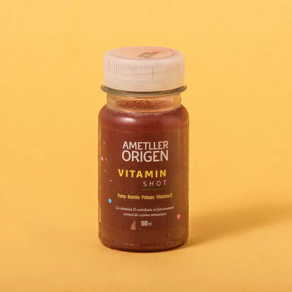 Shot vitamínico con manzana, acerola y melocotón Ametller Origen 100ml