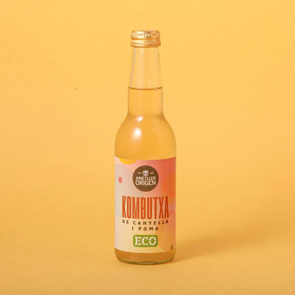 Kombucha de canela y manzana Ametller Origen 330ml