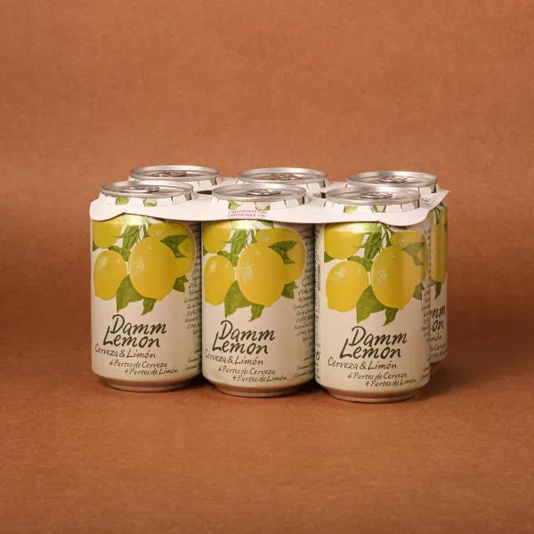 Cerveza en lata Lemon Damm 33cl - pack 6uds.