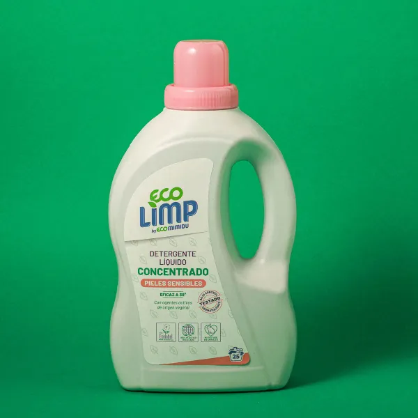Detergente líquido concentrado pieles sensibles ECOMIMIDU 1,5L
