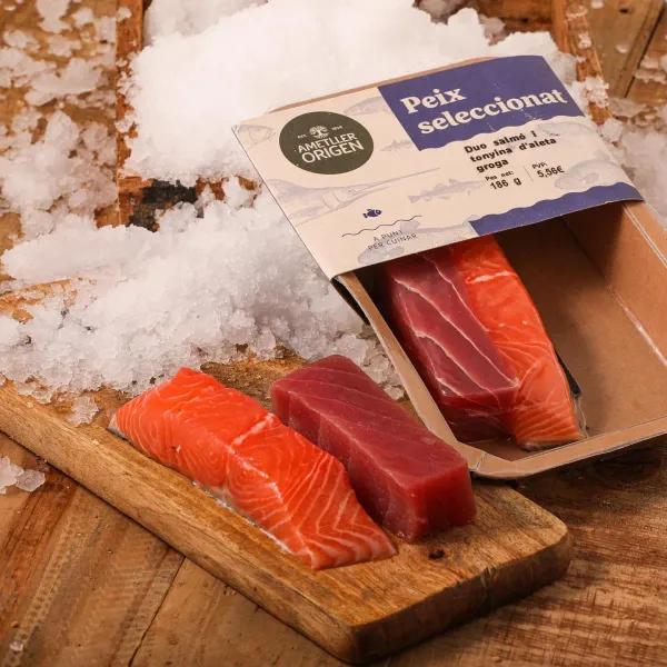 Duo de salmón atún Ametller Origen