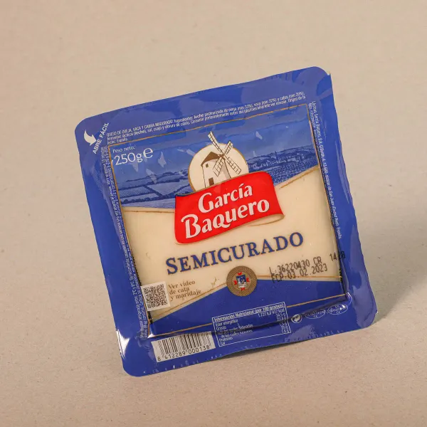 Queso semicurado Garcia Baquero 250g
